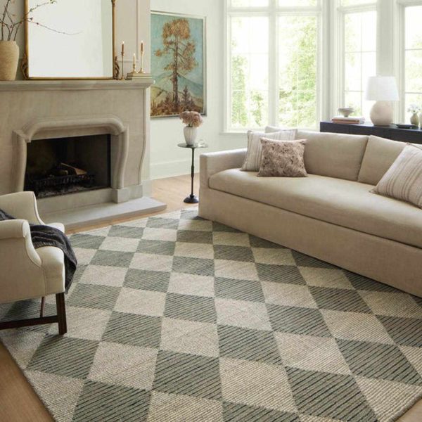 Loloi Francis FRA-01 Spa Green Wool Rug Sale