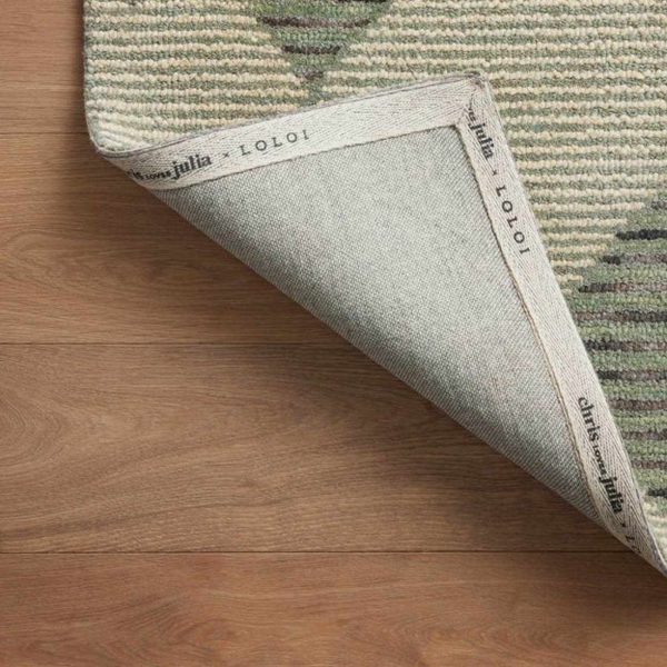 Loloi Francis FRA-01 Spa Green Wool Rug Sale - Image 5