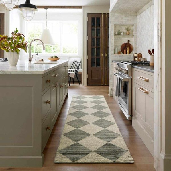 Loloi Francis FRA-01 Spa Green Wool Rug Sale - Image 3