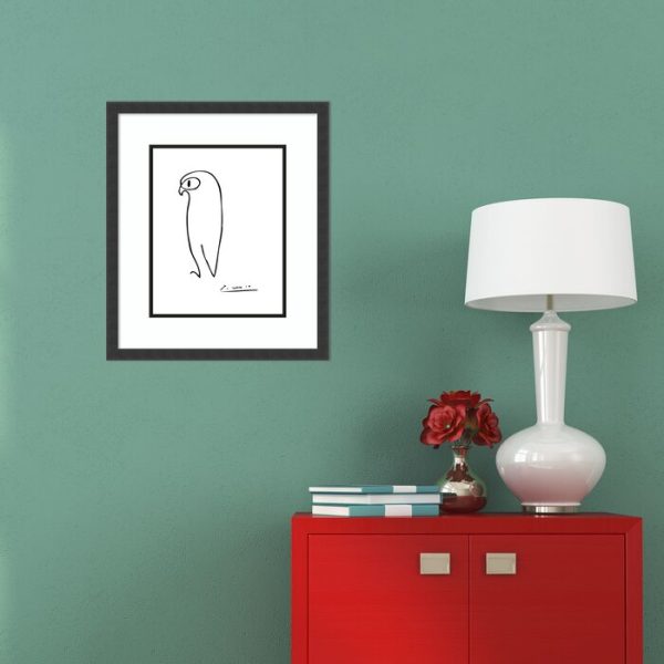 Owl by Pablo Picasso - Picture Frame Print, 22  H x 19  W Cheap - Image 2