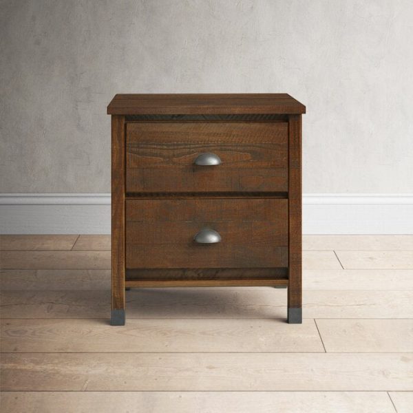 Clove Solid Wood Nightstand Online now