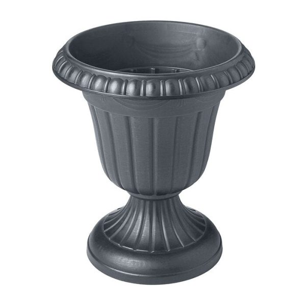 Anouk Classic Plastic Urn Planter, 12  H x 10  W x 10  D (Set of 2) For Sale - Image 2