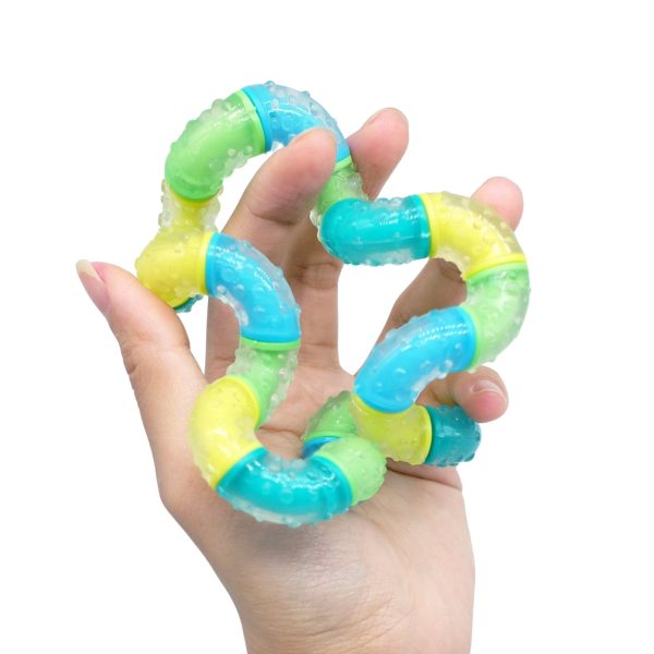 Tangle Braintools Think Fidget Toy - Bendable Connected Curved Fun Fidget - Textured Hot on Sale