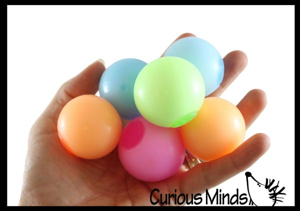 Small Glow in the Dark Doh Filled 1.5  Stress Ball - Ceiling Sticky Glob Balls - Squishy Gooey Shape-able Squish Sensory Squeeze Balls Online - Image 2