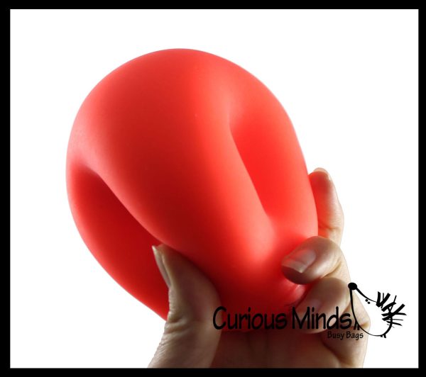 Jumbo 4  Doh Stress Stretch Ball - Moldable Pinch Poke Sensory Fidget Toy Doughy Fashion - Image 2